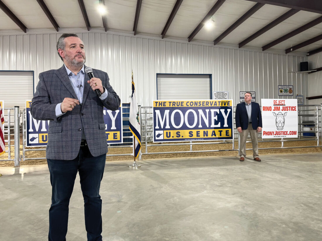 Sen. Ted Cruz stumps for Alex Mooney in West Virginia’s Eastern